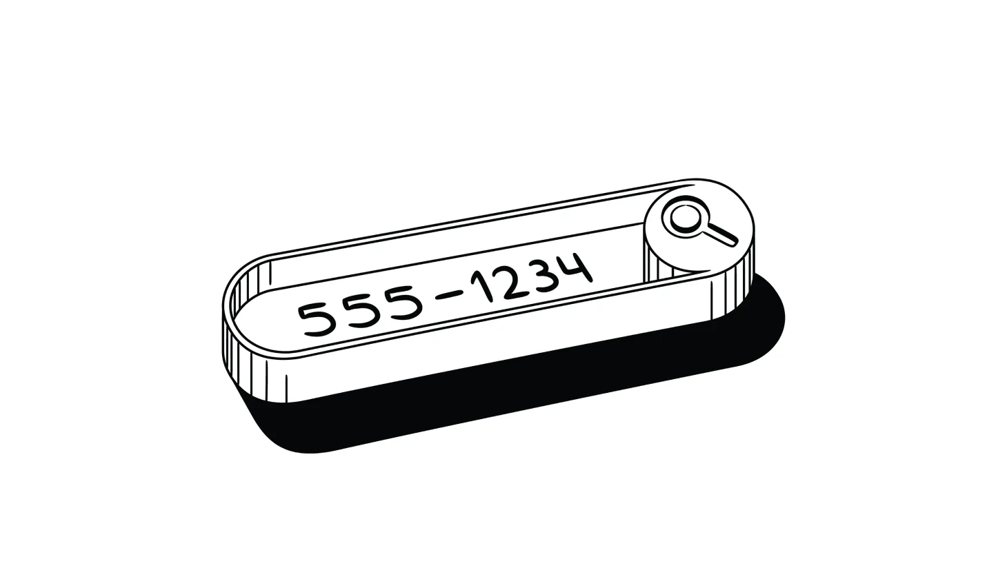 Scammer phone number lookup - lead illustration Illustration of a search engine search bar with a phone number inside as if someone was looking it up